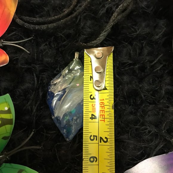 Exclusive Unique Rare Vintage Sea Glass ONe of a Kind Handmade Necklace - Picture 14 of 16